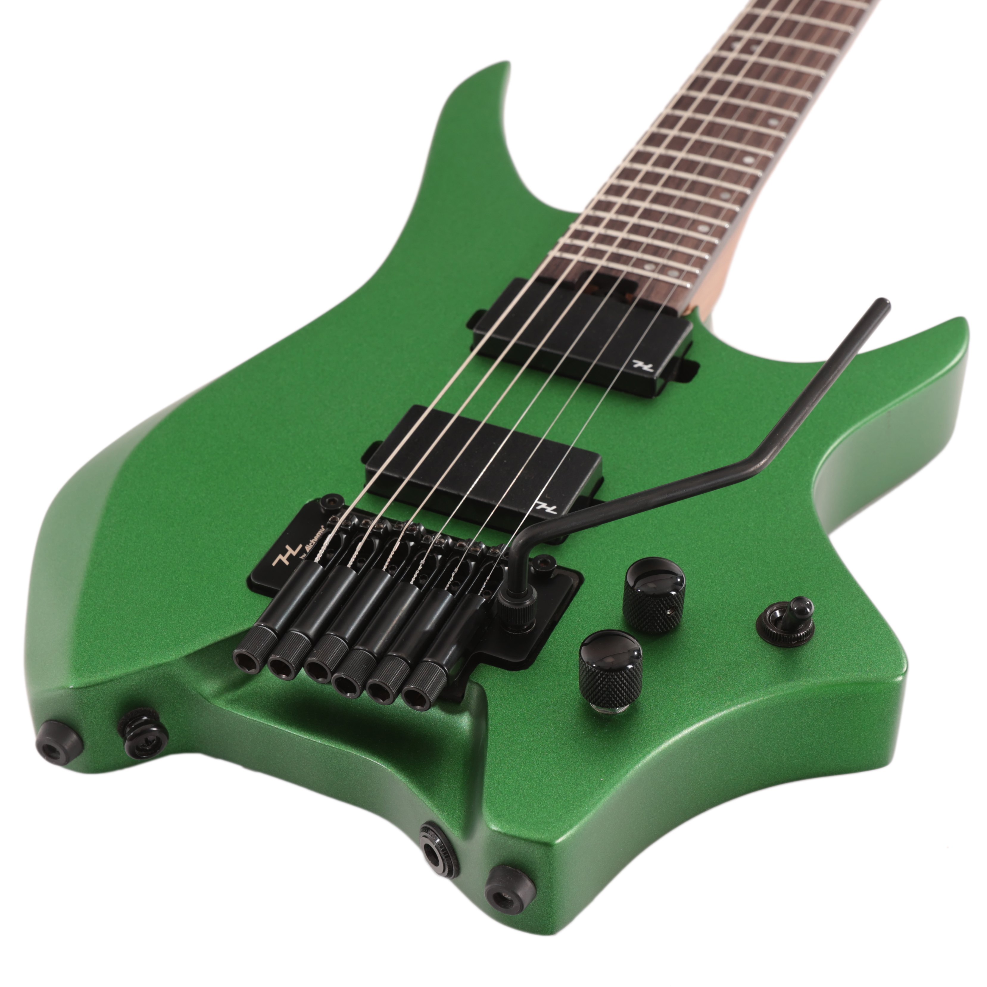 Hils NEXT HN5 Electric Guitar in Satin Metallic Emerald Green